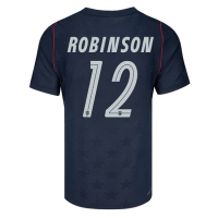 Camiseta Estados Unidos Miles Robinson #12 Segunda Equipación Replica Mundial 2026 mangas cortas